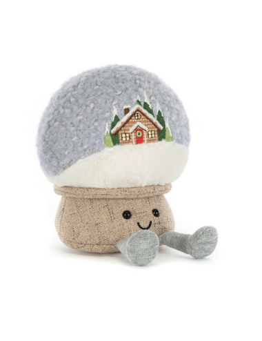 Peluche Boule à neige Amuseables Snow Globe - Jellycat boutiqueholala.com
