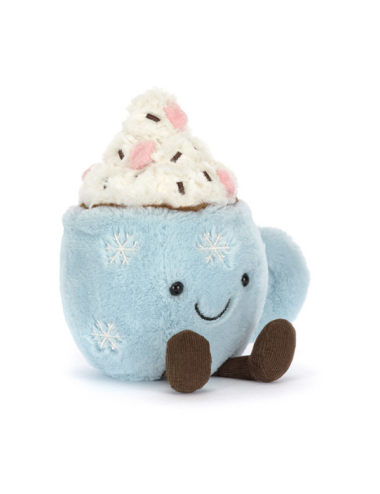 Peluche Chocolat chaud marshmallows Amuseables - Jellycat boutiqueholala.com