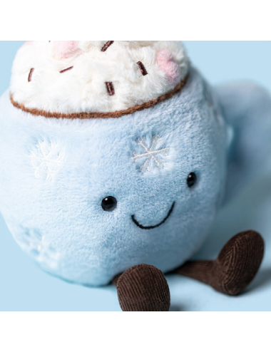 Peluche Chocolat chaud marshmallows Amuseables - Jellycat boutiqueholala.com