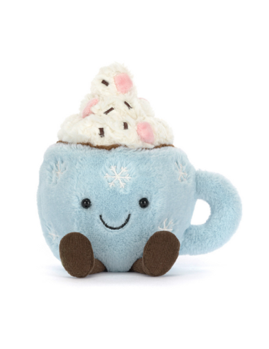 Peluche Chocolat chaud marshmallows Amuseables - Jellycat boutiqueholala.com