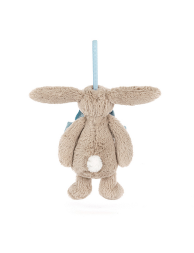 Peluche décoration de noel lapin bashfull beige bunny - Jellycat boutiqueholala.com