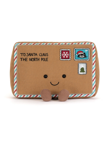 Peluche Lettre au père Noel Amuseables Lettre to Santa - Jellycat boutiqueholala.com