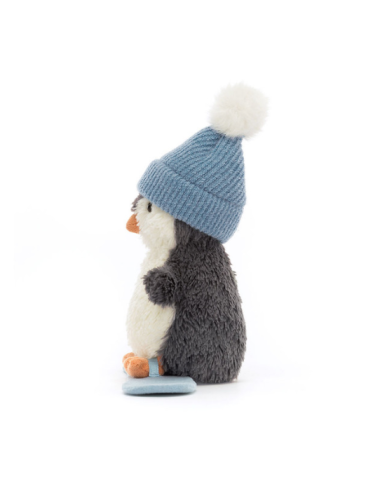Peluche pingouin snowboarder Peanut Penguin Snowboarding small - Jellycat
