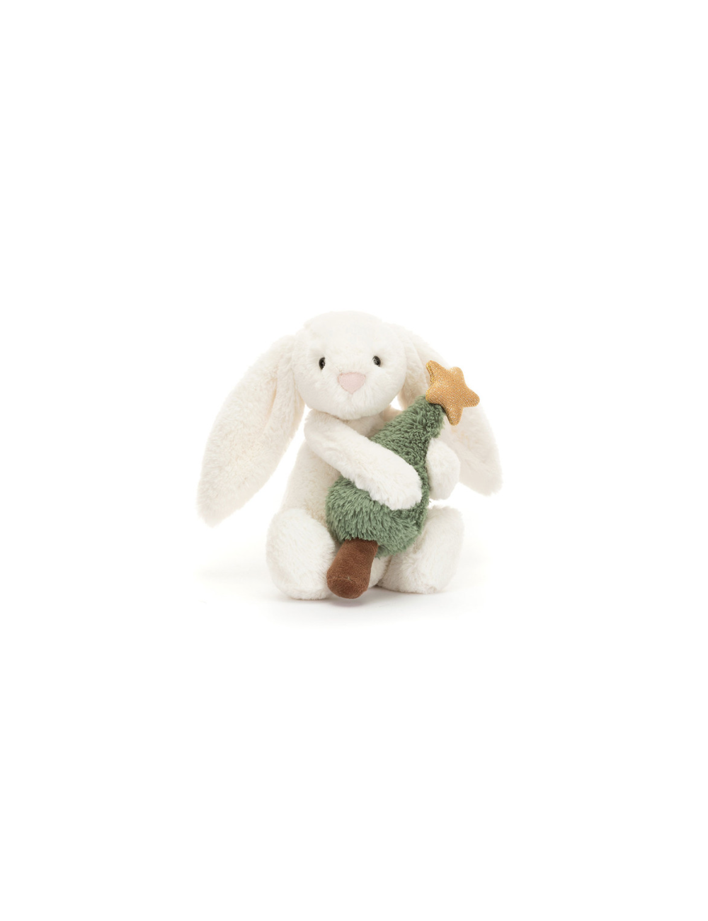 Peluche lapin avec Arbre de  bashful bunny with Christmas tree - Jellycat boutiqueholala.com