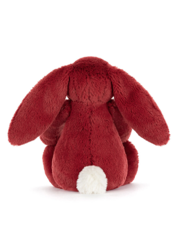 Peluche Lapin Rouge Little Bashful Redcurrant Bunny - Jellycat boutiqueholala.com