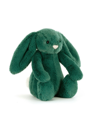 Peluche Lapin Vert Little Bashful Teal Bunny - Jellycat boutiqueholala.com