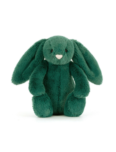 Peluche Lapin Vert Little Bashful Teal Bunny - Jellycat boutiqueholala.com