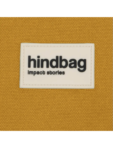 Grand Sac Cabas Jean Jaune Safran - Hindbag boutiqueholala.com