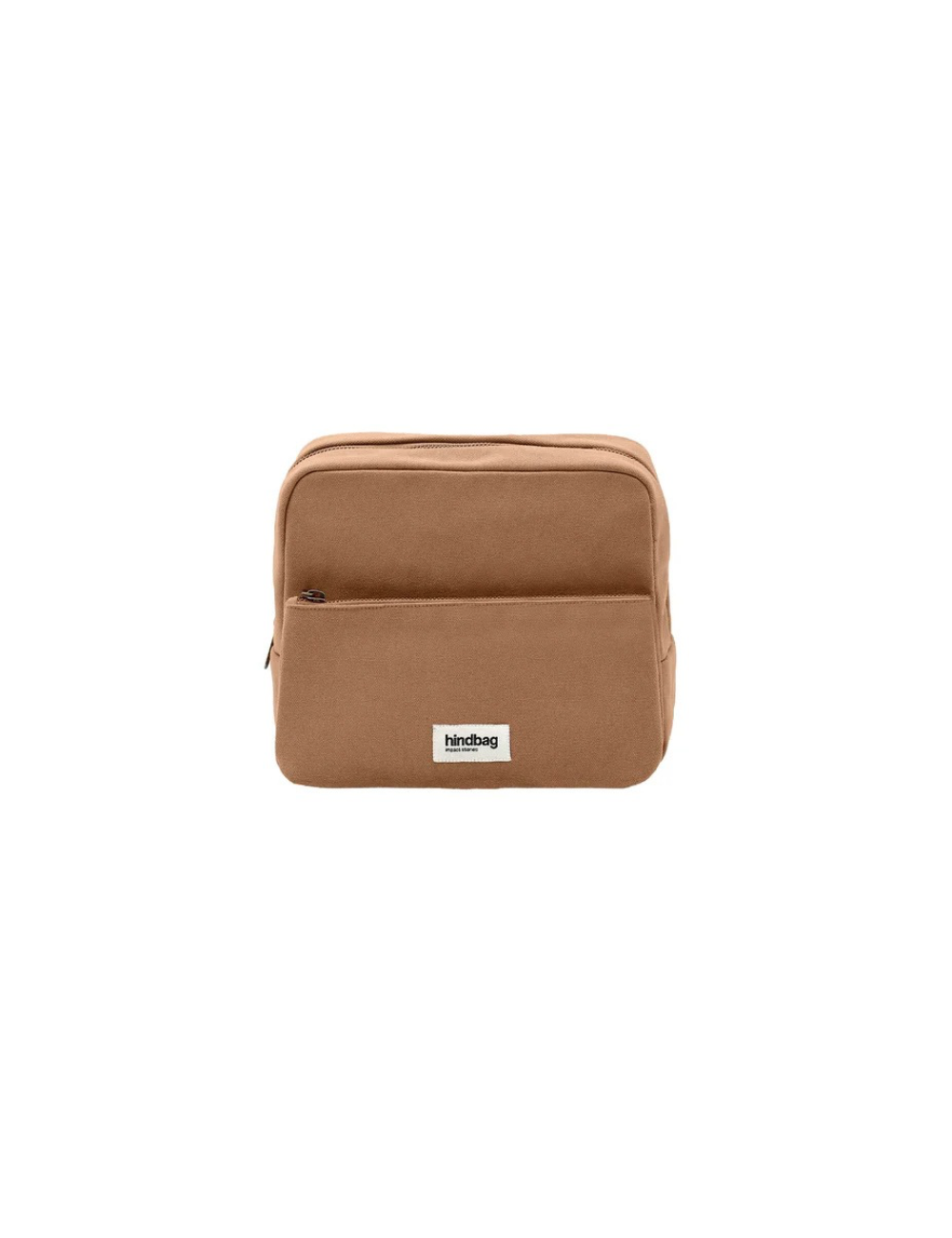 Grande Trousse de Toilette Marron Cannelle Alix - Hindbag boutiqueholala.com