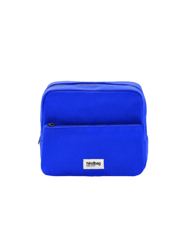 Grande Trousse de Toilette Bleu électrique Alix - Hindbag boutiqueholala.com