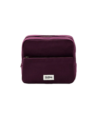 Grande Trousse de Toilette Violette Prune Alix - Hindbag boutiqueholala.com