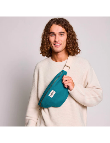 Sac Banane Olivia Bleu Paon - Hindbag boutiqueholala.com