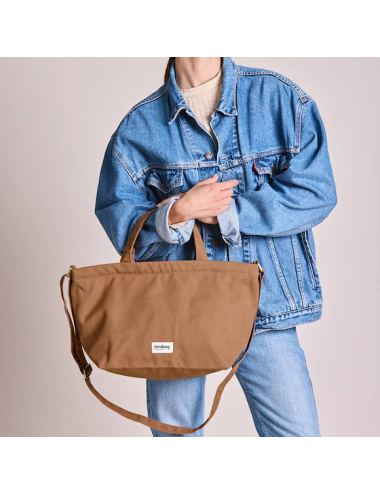 Sac Cabas en Coton Bio Cannelle - Hindbag boutiqueholala.com