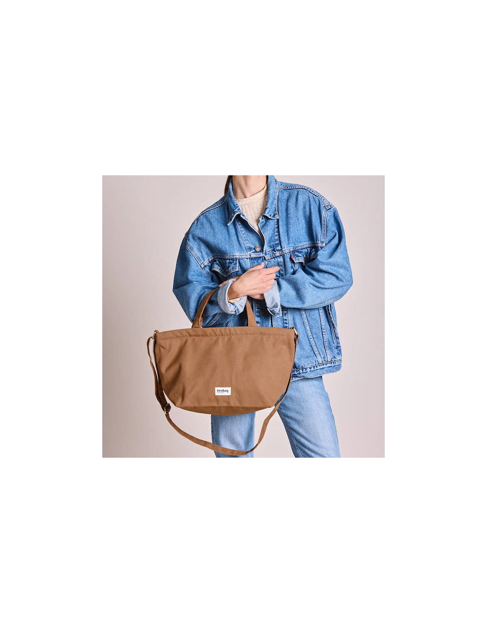 Sac Cabas en Coton Bio Cannelle - Hindbag boutiqueholala.com