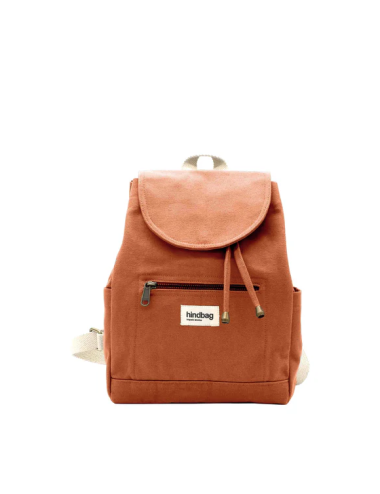 Mini Sac à Dos Eliot Orange Sienne - Hindbag boutiqueholala.com