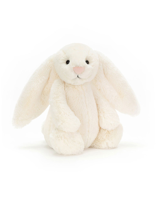 Peluche Lapin Blanc My Name Is Bashful Cream Bunny - Jellycat boutiqueholala.com