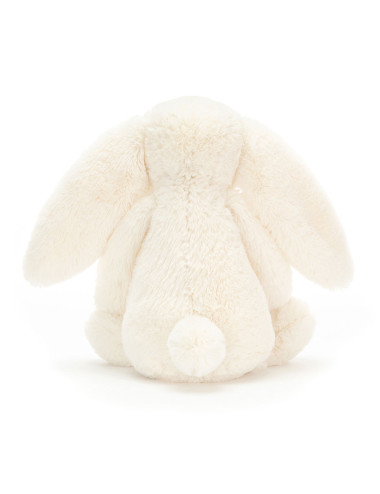 Peluche Lapin Blanc My Name Is Bashful Cream Bunny - Jellycat boutiqueholala.com