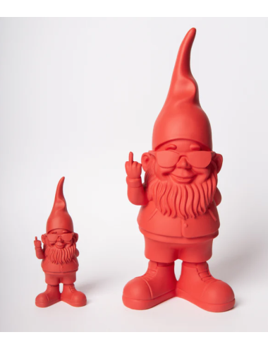 Statue Résine Nain de Jardin Géant Bernardo Rouge - Blogo boutiqueholala.com