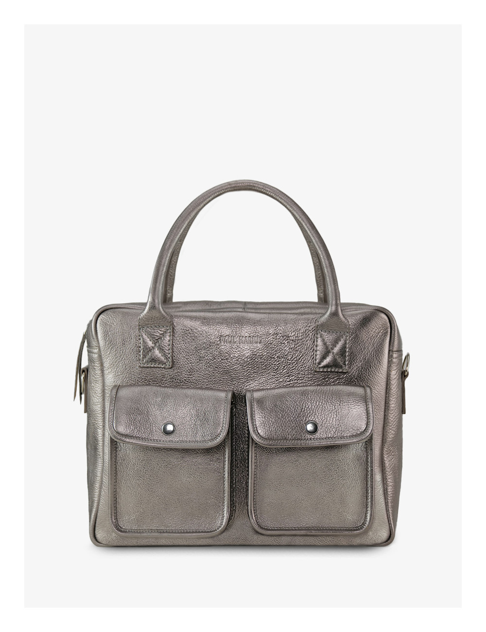 Sac Cuir Bandouliere LeDandy Acier - Paul Marius boutiqueholala.com