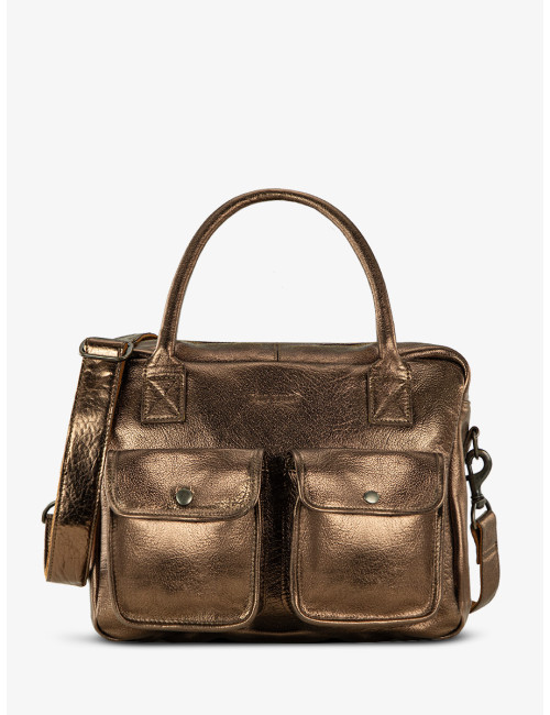 Sac Bandoulière Cuir LeDandy Cuivré - PAUL MARIUS boutiqueholala.com