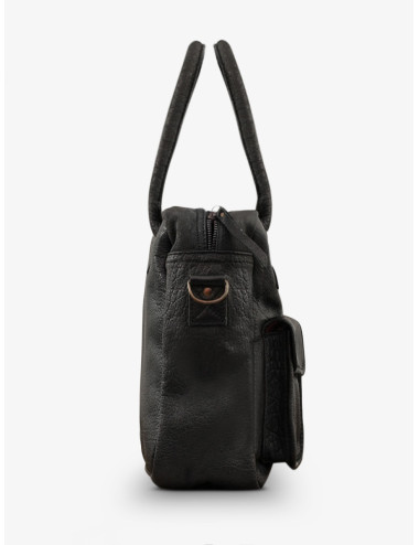 Sac Bandoulière cuir Ledandy Noir - PAUL MARIUS boutiqueholala.com