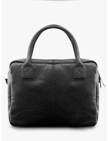 Sac Bandoulière Cuir Ledandy Noir et argenté - PAUL MARIUS boutiqueholala.com
