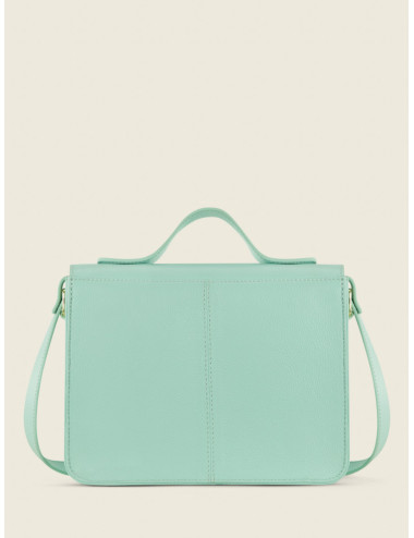 Sac Bandoulière Cuir Femme Mademoiselle George Azur Bleu Ciel - PAUL MARIUS boutiqueholala.com