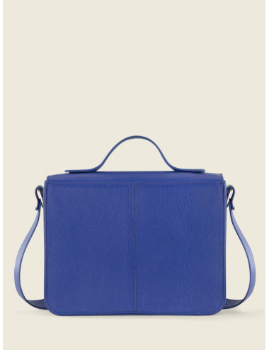 Sac Bandoulière Cuir Femme Mademoiselle George Azur Bleu roi - PAUL MARIUS boutiqueholala.com