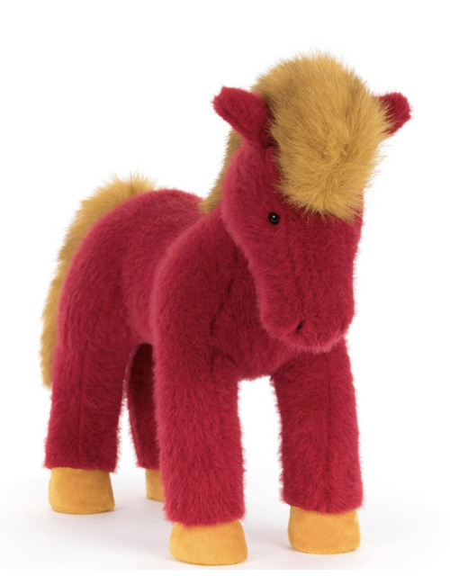 Peluche Cheval Rouge Festival Horse Jellycat boutiqueholala.com