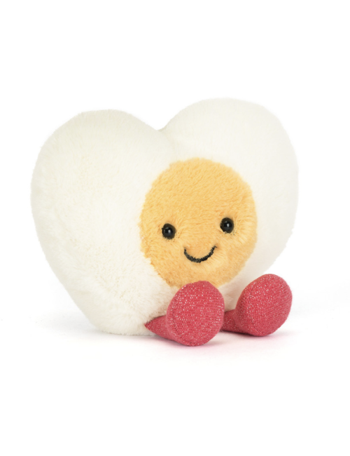 Peluche Oeuf Coeur Amuseables Heart Boiled Egg Jellycat boutiqueholala.com