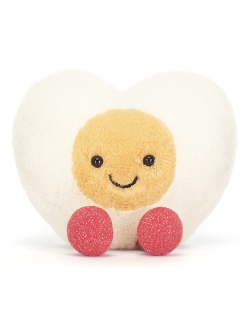Peluche Oeuf Coeur Amuseables Heart Boiled Egg Jellycat boutiqueholala.com