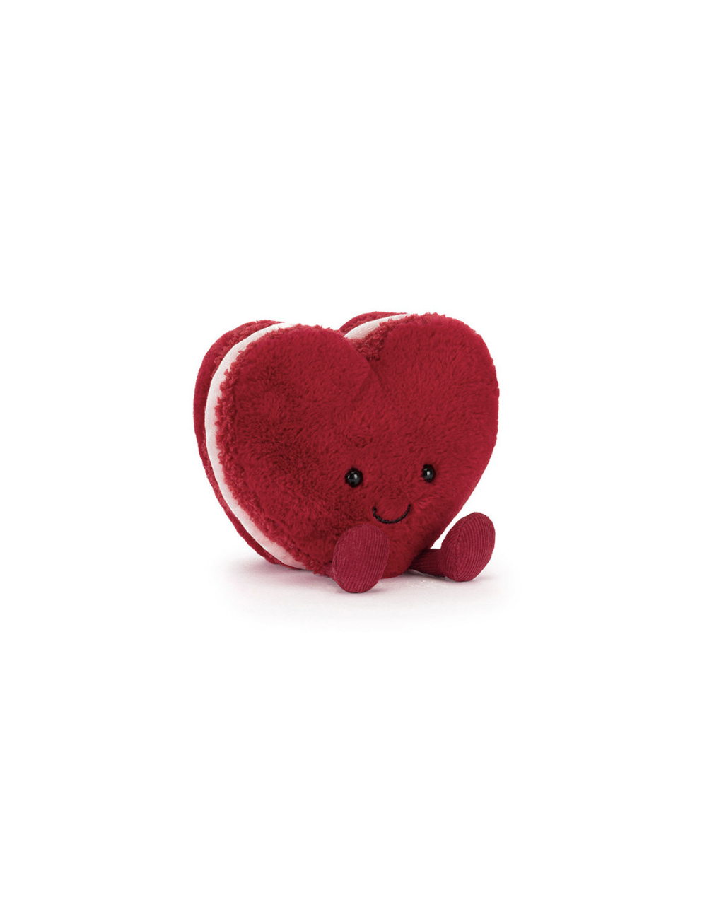 Peluche Macaron Coeur Rouge Arlette Amuseables Heart Macaron Jellycat boutiqueholala.com