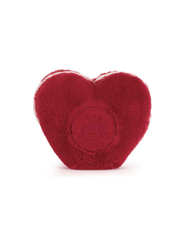 Peluche Macaron Coeur Rouge Arlette Amuseables Heart Macaron Jellycat boutiqueholala.com