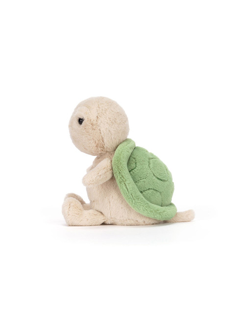 Peluche Jellycat Thimble Turtle – Tortue Ultra-Douce & Miniature - boutiqueholala.com