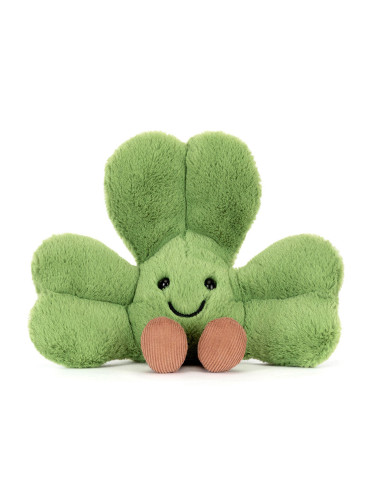 Peluche Jellycat Amuseables Siofra Shamrock – Trèfle Rigolo & Ultra-Doux - boutiqueholala.com