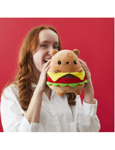 Peluche Chat Burger – Peluche fun et kawaii