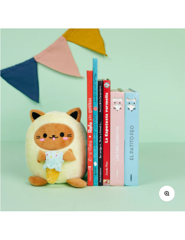 Serre-livres Kawaii Minty – Support décoratif pour livres