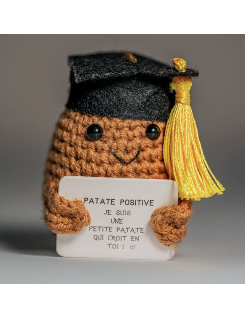 Étudiant Positif – Petite figurine d’encouragement pour les études - boutiqueholala.com
