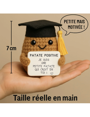 Étudiant Positif – Petite figurine d’encouragement pour les études - boutiqueholala.com