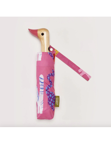 Parapluie compact Canard Arty Cats fuchsia – Original Duckhead - boutiqueholala.com
