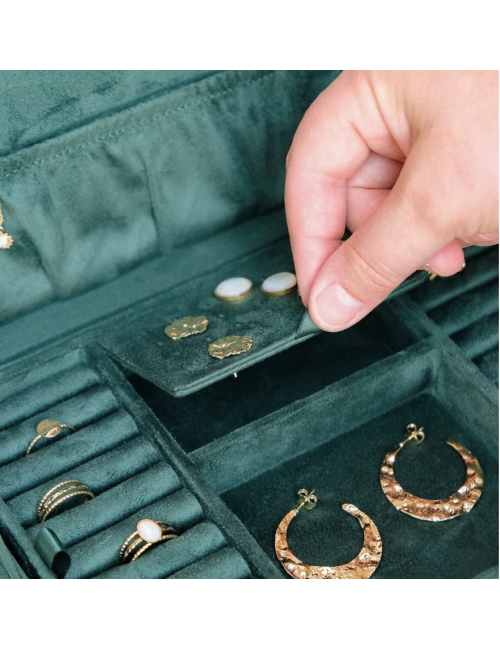 Boîte à bijoux velours deux étages – Maison Scarlett - Holala