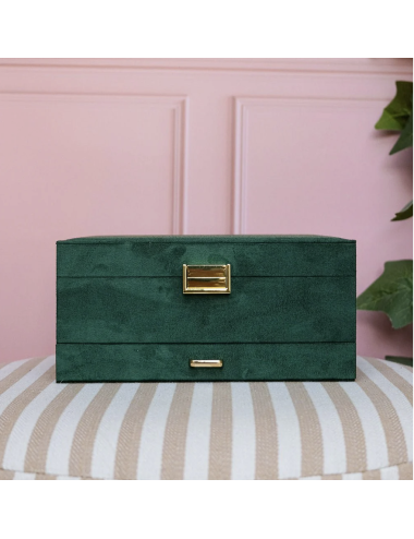Boîte à bijoux velours deux étages – Maison Scarlett - Holala