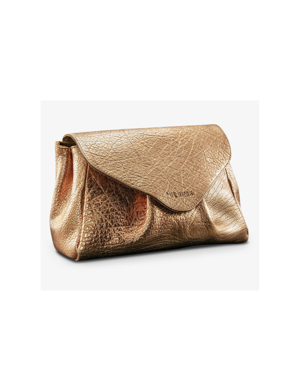 PAUL MARIUS - Suzon or roze - sac bandoulière cuir or rose femme