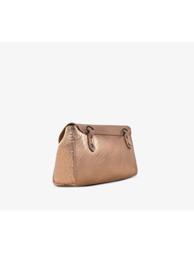 PAUL MARIUS - Suzon or roze - sac bandoulière cuir or rose femme