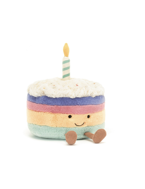 Peluche Amuseables Rainbow Birthday Cake – Jellycat - Holala