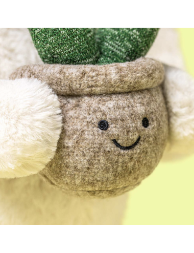 Peluche Cream Bunny with Plant – Jellycat
