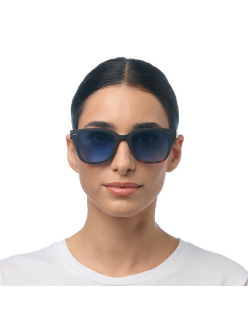 Lunettes de soleil Johnny Havana Black verres bleus – Okkia