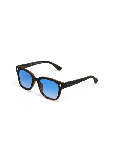 Lunettes de soleil Johnny Havana Black verres bleus – Okkia