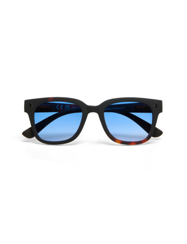 Lunettes de soleil Johnny Havana Black verres bleus – Okkia