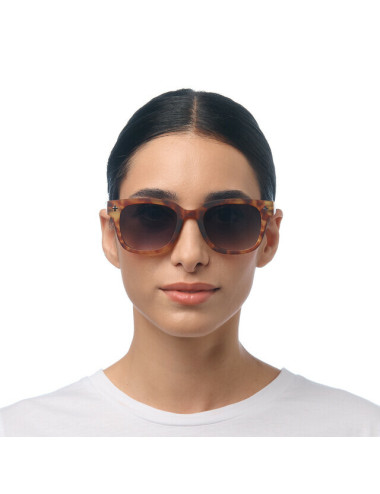 Lunettes de soleil Johnny Sahara Havana verres verts – Okkia